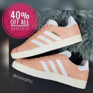 SALE | Adidas | New | Peach Gazelle Sneakers 8.5